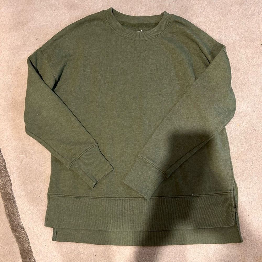 Hoodie Pullover Sweater Sage Dark Green